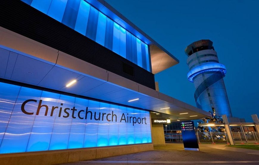 Christchurch City Hotel To Christchurch Airport (Upto 7 Pax & 7 Bags) – HD10
